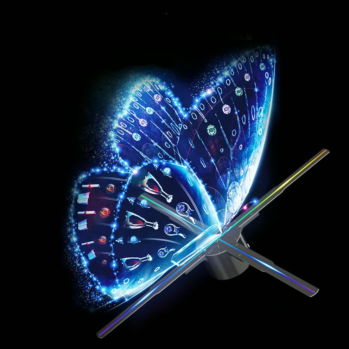 360° 3D Hologram Fan Display –