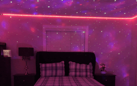 StarrySky Galaxy Projector with LED Nebula & Remote Control