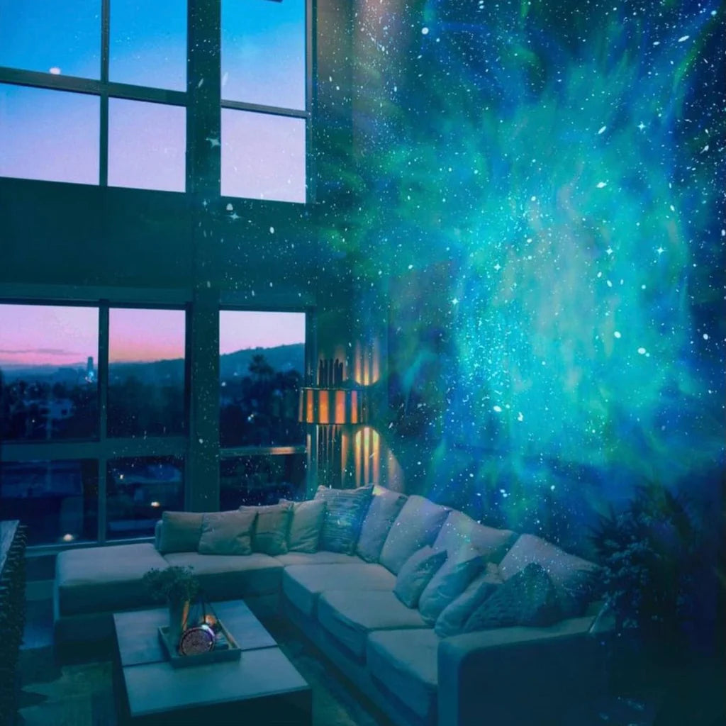 StarrySky Galaxy Projector with LED Nebula & Remote Control