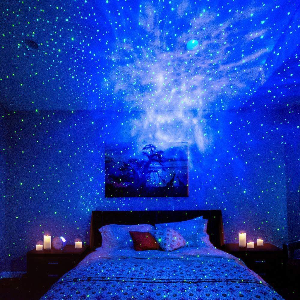 StarrySky Galaxy Projector with LED Nebula & Remote Control