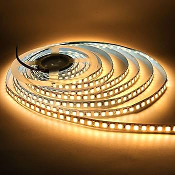 FlexiGlow LED COB Light Strip with Dimmable Warm & Cool White